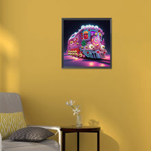 Load image into Gallery viewer, Diamond Painting - Partial Special Shaped - Lantern Train (30*30CM)

