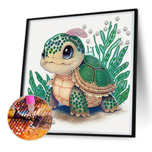 Load image into Gallery viewer, Diamond Painting - Partial Special Shaped - little turtle (30*30CM)
