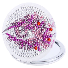 Load image into Gallery viewer, DIY Diamond Painting Makeup Mirror Portable Diamond Art Mosaic Makeup Mirror
