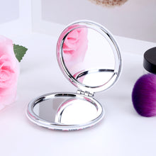 Load image into Gallery viewer, DIY Diamond Painting Makeup Mirror Portable Diamond Art Mosaic Makeup Mirror
