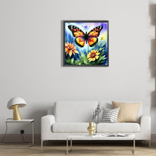 Load image into Gallery viewer, Diamond Painting - Full Round - butterfly in the garden (30*30CM)
