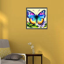 Load image into Gallery viewer, Diamond Painting - Full Round - butterfly in the garden (30*30CM)
