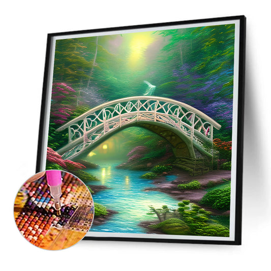 Diamond Painting - Full Round - park arch bridge (30*30CM)