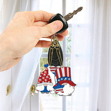 Load image into Gallery viewer, 5pcs Diamond Art Keychains Handmade DIY Christmas Decoration Gift (Q010)
