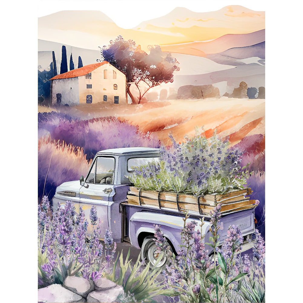 Diamond Painting - Full Round - Lavender (30*40CM)