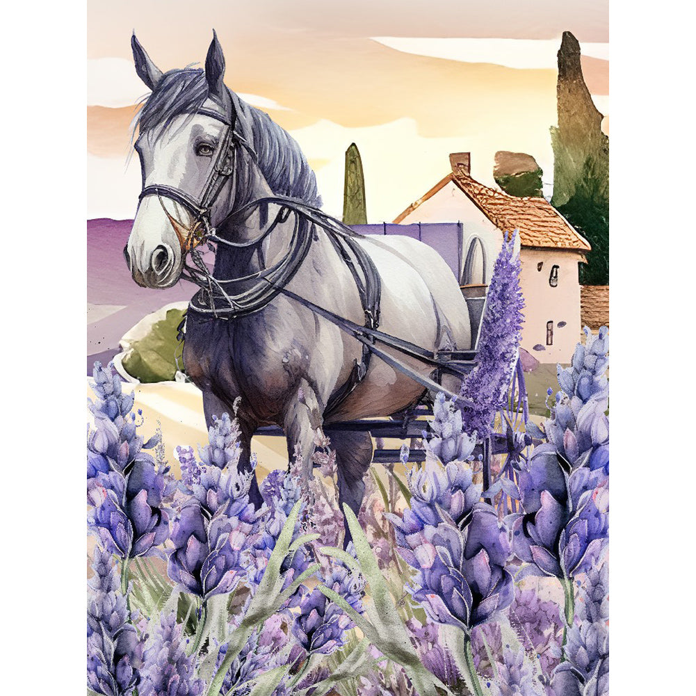Diamond Painting - Full Round - Lavender (30*40CM)