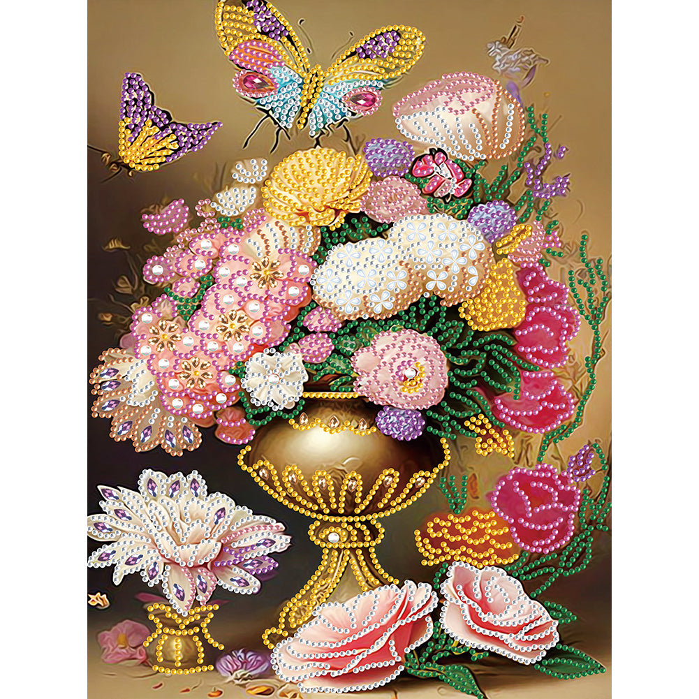 Diamond Painting - Partial Special Shaped - classical vase (30*40CM)
