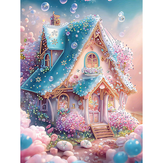Diamond Painting - Partial Special Shaped - dream greenhouse (30*40CM)