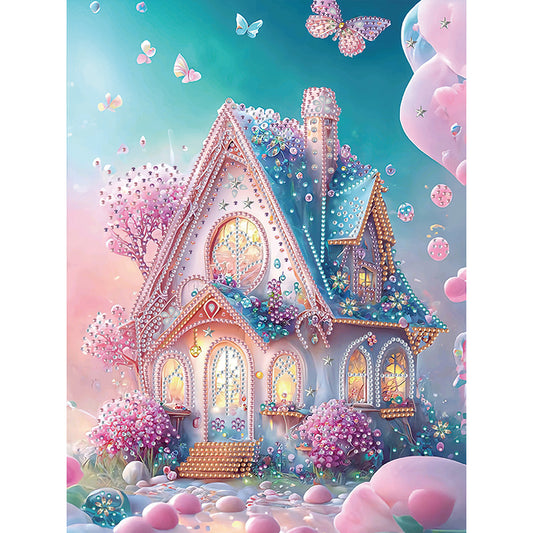 Diamond Painting - Partial Special Shaped - dream greenhouse (30*40CM)