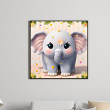 Load image into Gallery viewer, Diamond Painting - Full Round - chubby elephant (30*30CM)
