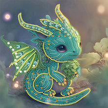 Load image into Gallery viewer, Diamond Painting - Partial Special Shaped - Little pterosaur (30*30CM)
