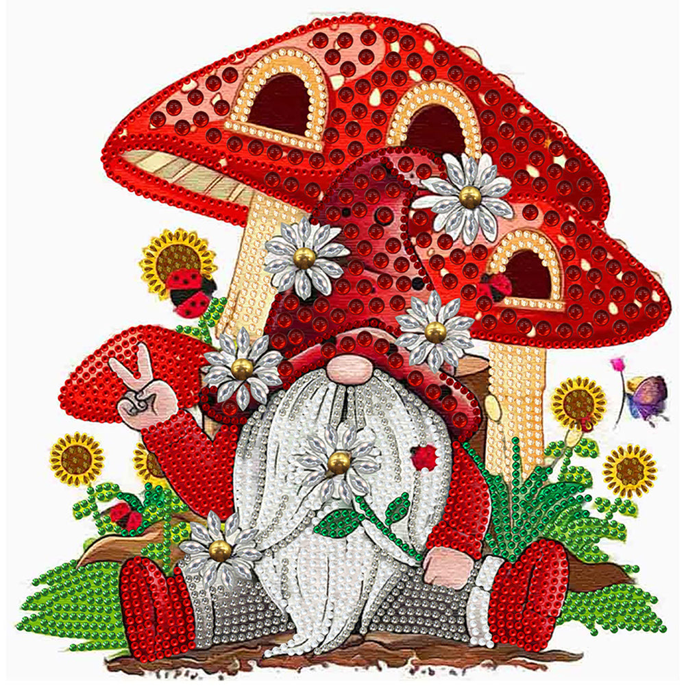 Diamond Painting - Partial Special Shaped - spring goblin (30*30CM)