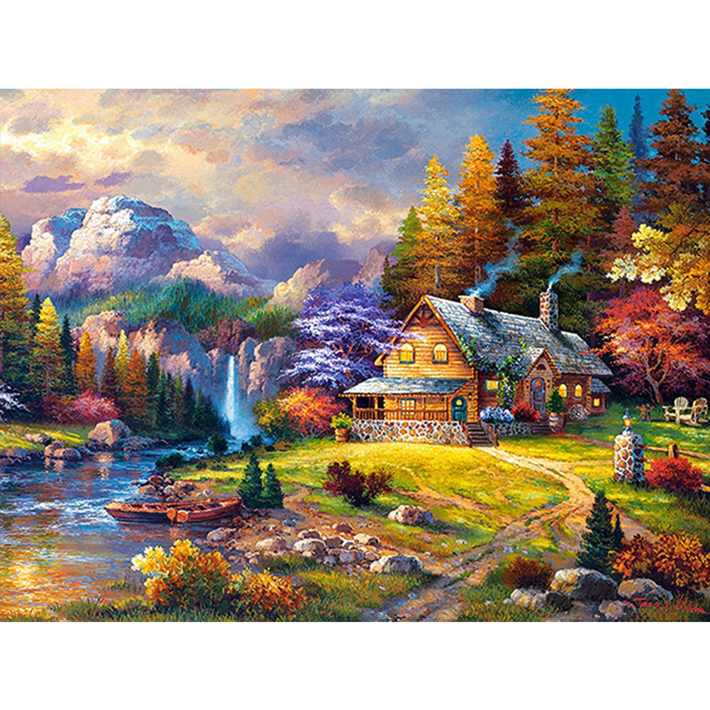 Diamond Painting - Full Round - Landscape (40*30CM)