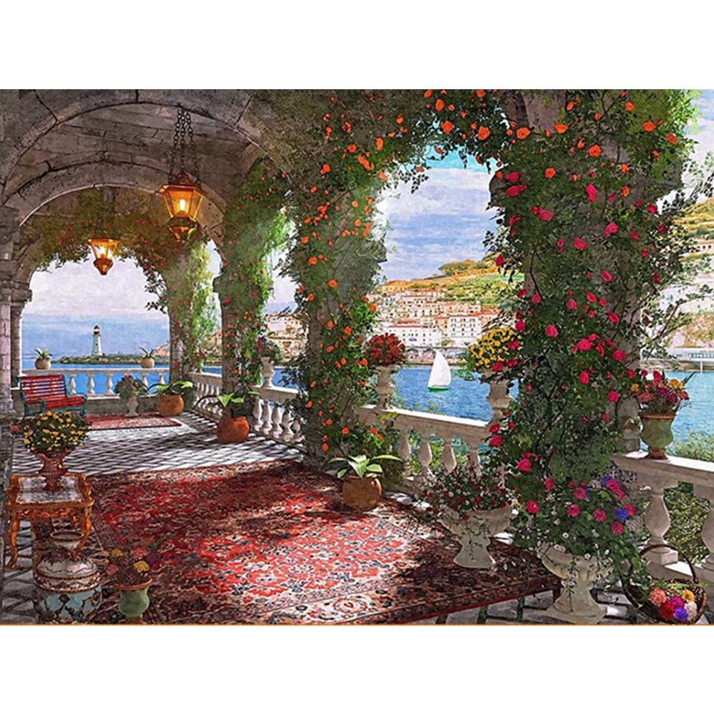 Diamond Painting - Full Round - Landscape (40*30CM)