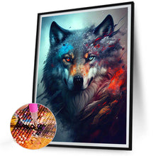 Load image into Gallery viewer, Diamond Painting - Full Round - rock ash and wolf (30*40CM)
