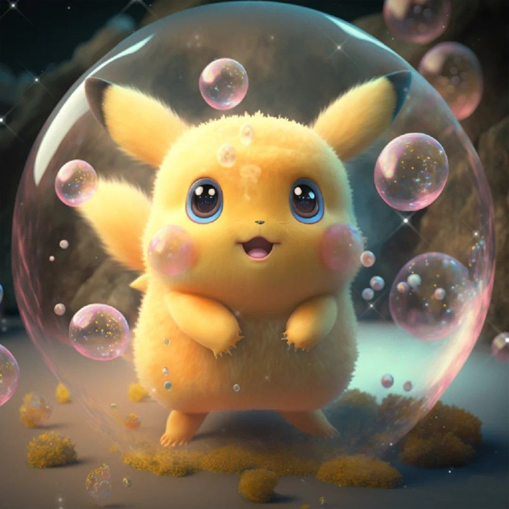 Diamond Painting - Full Round - pikachu (30*30CM)