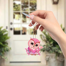 Load image into Gallery viewer, 6pcs Diamond Painting Keychain DIY Diamond Art Keychains Rhinestone Pendant
