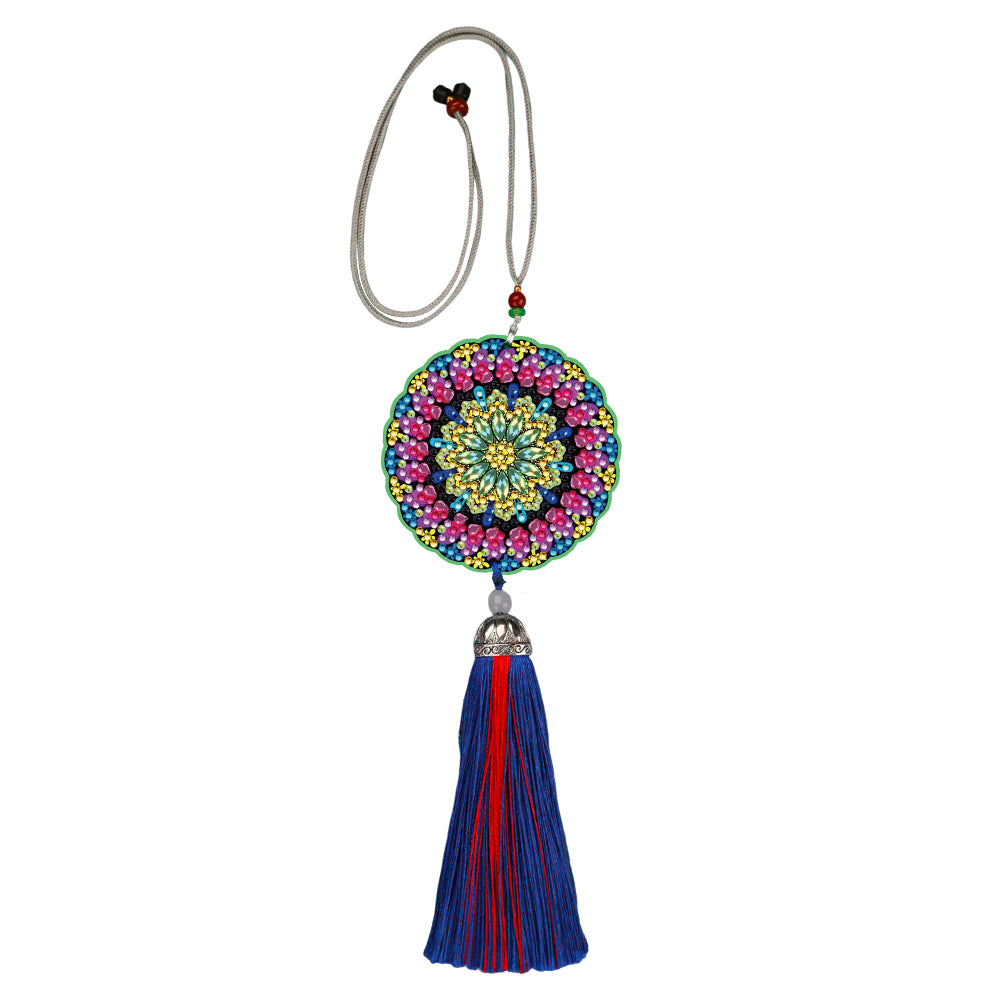 DIY Diamond Painting Pendant Hanging Ornaments 5D Mandala Keychain (GJ051)
