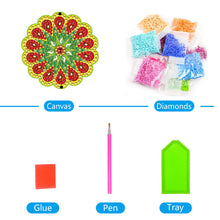 Load image into Gallery viewer, DIY Diamond Painting Pendant Hanging Ornaments 5D Mandala Keychain (GJ052)
