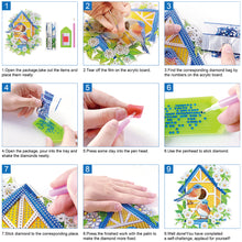 Load image into Gallery viewer, DIY Diamond Painting Pendant Hanging Ornaments 5D Mandala Keychain (GJ053)
