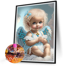 Load image into Gallery viewer, Diamond Painting - Partial Special Shaped - angel little girl (30*40CM)
