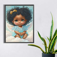 Load image into Gallery viewer, Diamond Painting - Partial Special Shaped - angel little girl (30*40CM)
