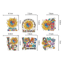 Load image into Gallery viewer, DIY Diamond Art Keychains Diamond Mosaic Kit Point Drill Key Ring (GJ036-1)
