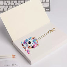 Load image into Gallery viewer, DIY Diamond Art Keychains Diamond Mosaic Kit Point Drill Key Ring (GJ039)
