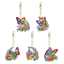 Load image into Gallery viewer, DIY Diamond Art Keychains Diamond Mosaic Kit Point Drill Key Ring (GJ042)
