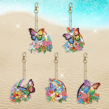 Load image into Gallery viewer, DIY Diamond Art Keychains Diamond Mosaic Kit Point Drill Key Ring (GJ042)
