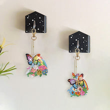 Load image into Gallery viewer, DIY Diamond Art Keychains Diamond Mosaic Kit Point Drill Key Ring (GJ042)
