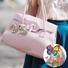 Load image into Gallery viewer, DIY Diamond Art Keychains Diamond Mosaic Kit Point Drill Key Ring (GJ042)
