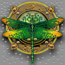 Load image into Gallery viewer, Diamond Painting - Partial Special Shaped - butterfly dragonfly (30*30CM)
