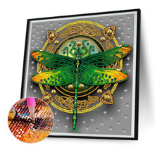 Load image into Gallery viewer, Diamond Painting - Partial Special Shaped - butterfly dragonfly (30*30CM)
