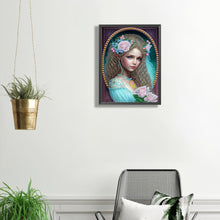 Load image into Gallery viewer, Diamond Painting - Partial Special Shaped - elegant girl (30*40CM)
