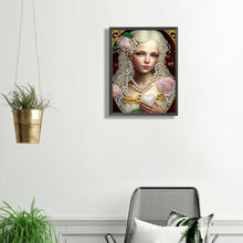 Load image into Gallery viewer, Diamond Painting - Partial Special Shaped - elegant girl (30*40CM)
