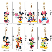 Load image into Gallery viewer, 8pcs DIY Diamond Art Key Rings Art Craft Cartoon Double Sided 5D Gifts (YSK124)
