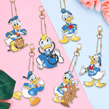Load image into Gallery viewer, 6pcs DIY Diamond Art Key Rings Art Craft Cartoon Double Sided 5D Gifts (YSK125)
