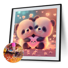 Load image into Gallery viewer, Diamond Painting - Full Round - love panda (30*30CM)
