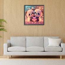 Load image into Gallery viewer, Diamond Painting - Full Round - love panda (30*30CM)
