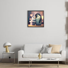 Load image into Gallery viewer, Diamond Painting - Full Round - love penguin (30*30CM)
