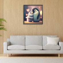 Load image into Gallery viewer, Diamond Painting - Full Round - love penguin (30*30CM)
