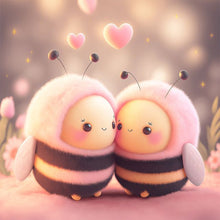 Load image into Gallery viewer, Diamond Painting - Full Round - love bee (30*30CM)
