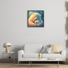 Load image into Gallery viewer, Diamond Painting - Full Round - love white bear (30*30CM)

