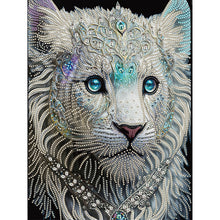Load image into Gallery viewer, Diamond Painting - Partial Special Shaped - white tiger (30*40CM)
