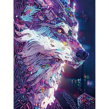 Load image into Gallery viewer, Diamond Painting - Partial Special Shaped - tech wolf (30*40CM)
