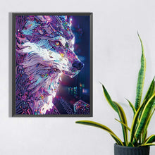 Load image into Gallery viewer, Diamond Painting - Partial Special Shaped - tech wolf (30*40CM)
