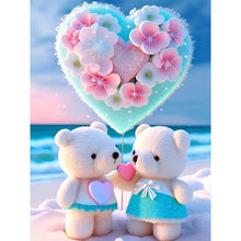 Load image into Gallery viewer, Diamond Painting - Full Round - sea bear (30*40CM)
