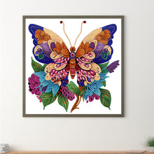 Load image into Gallery viewer, Diamond Painting - Partial Special Shaped - butterfly season (30*30CM)
