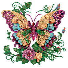 Load image into Gallery viewer, Diamond Painting - Partial Special Shaped - butterfly season (30*30CM)
